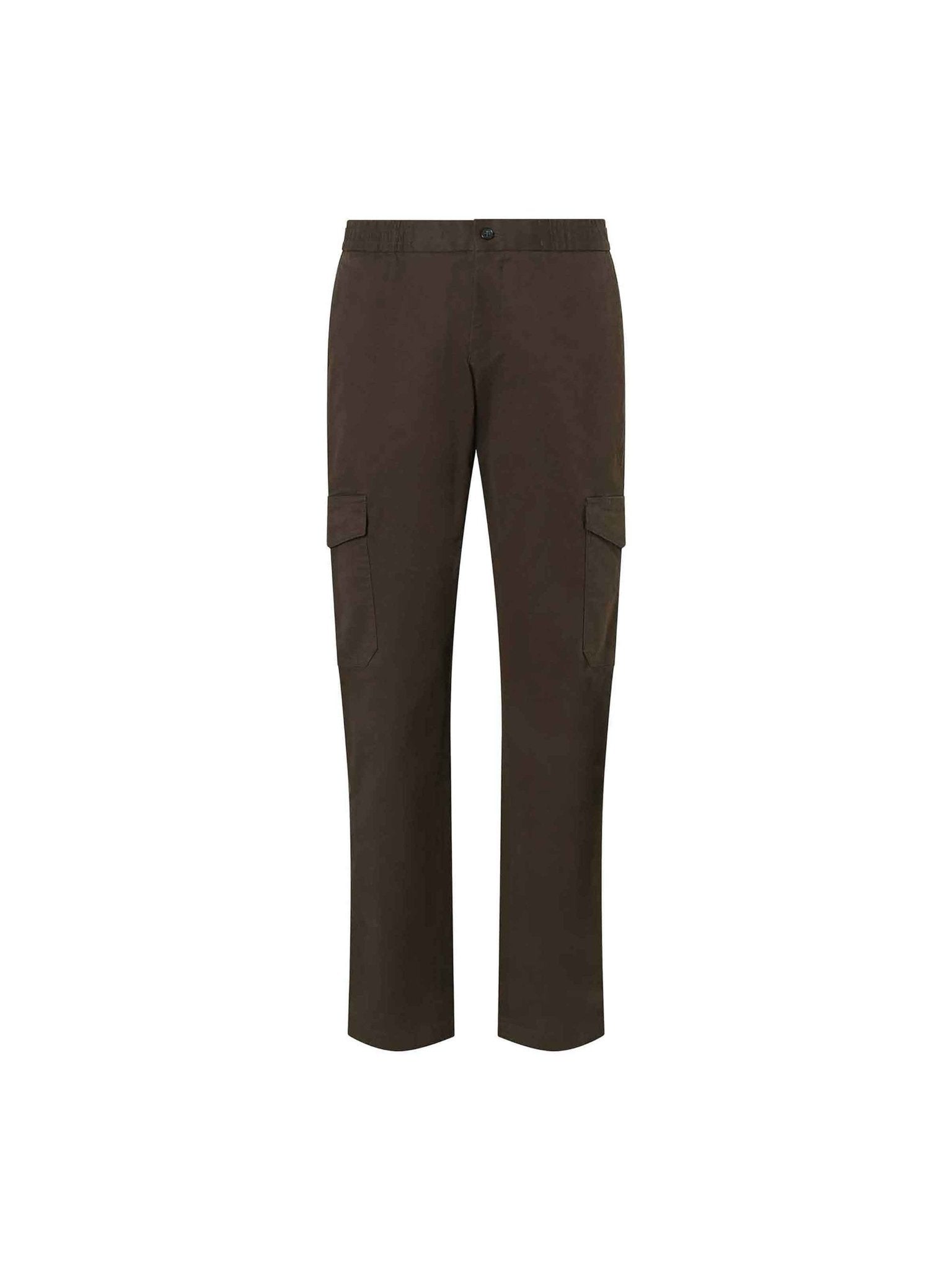 Khaki Cotton Cargo Jogger Pant - Nazario Parisi & Sons