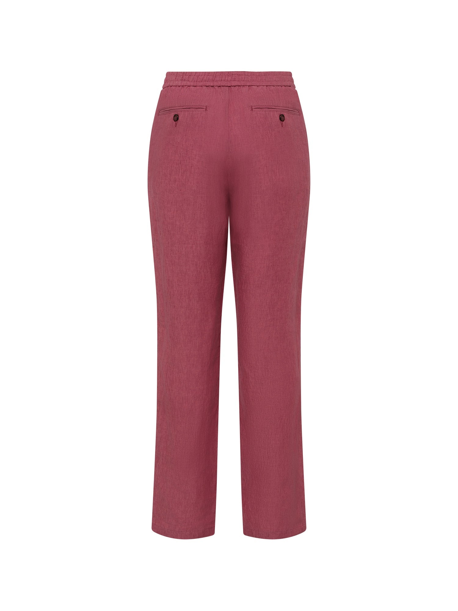 Magenta Linen Jogger Pant - Nazario Parisi & Sons