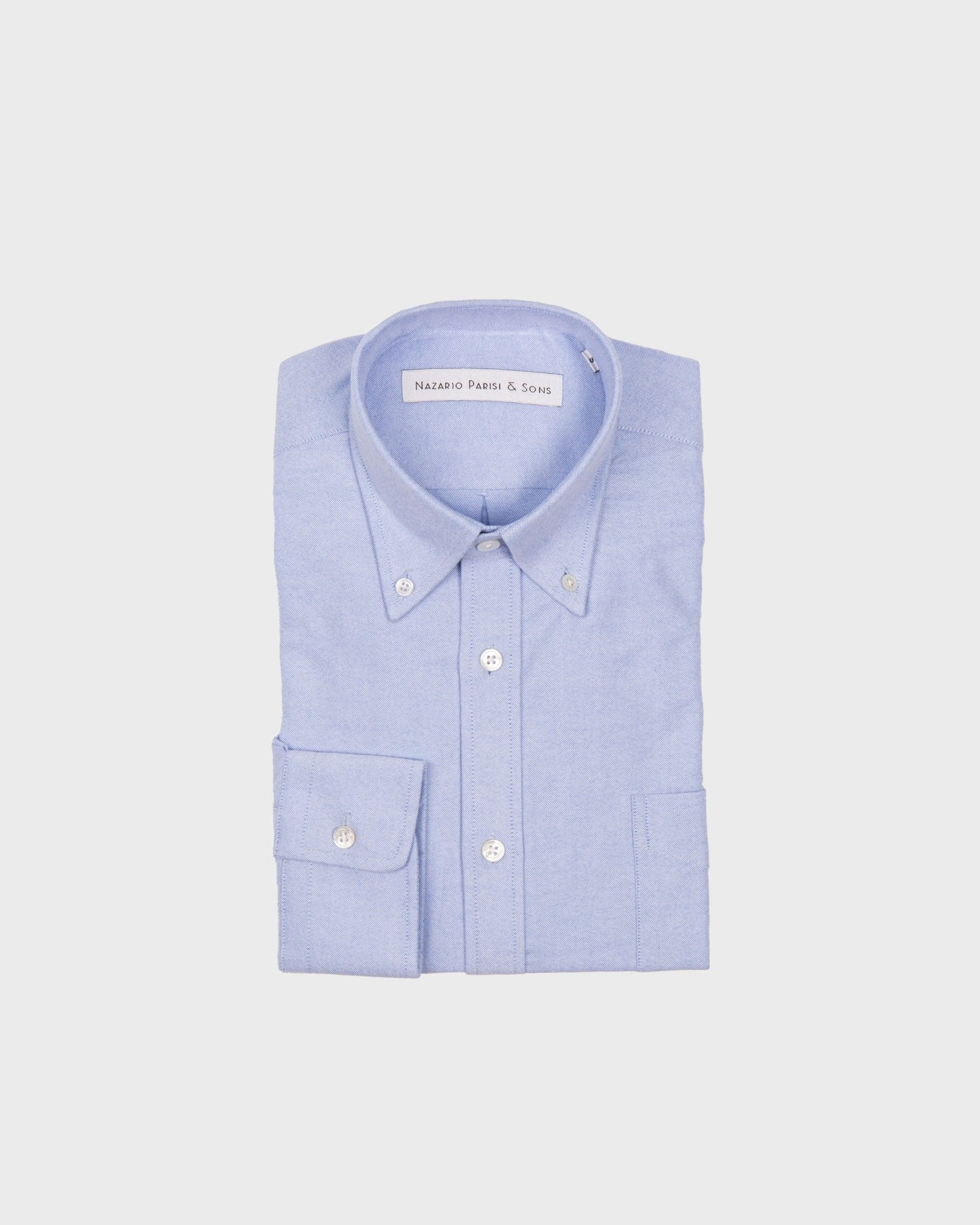 Melbourne Light Blue Flannel Shirt - Nazario Parisi & Sons