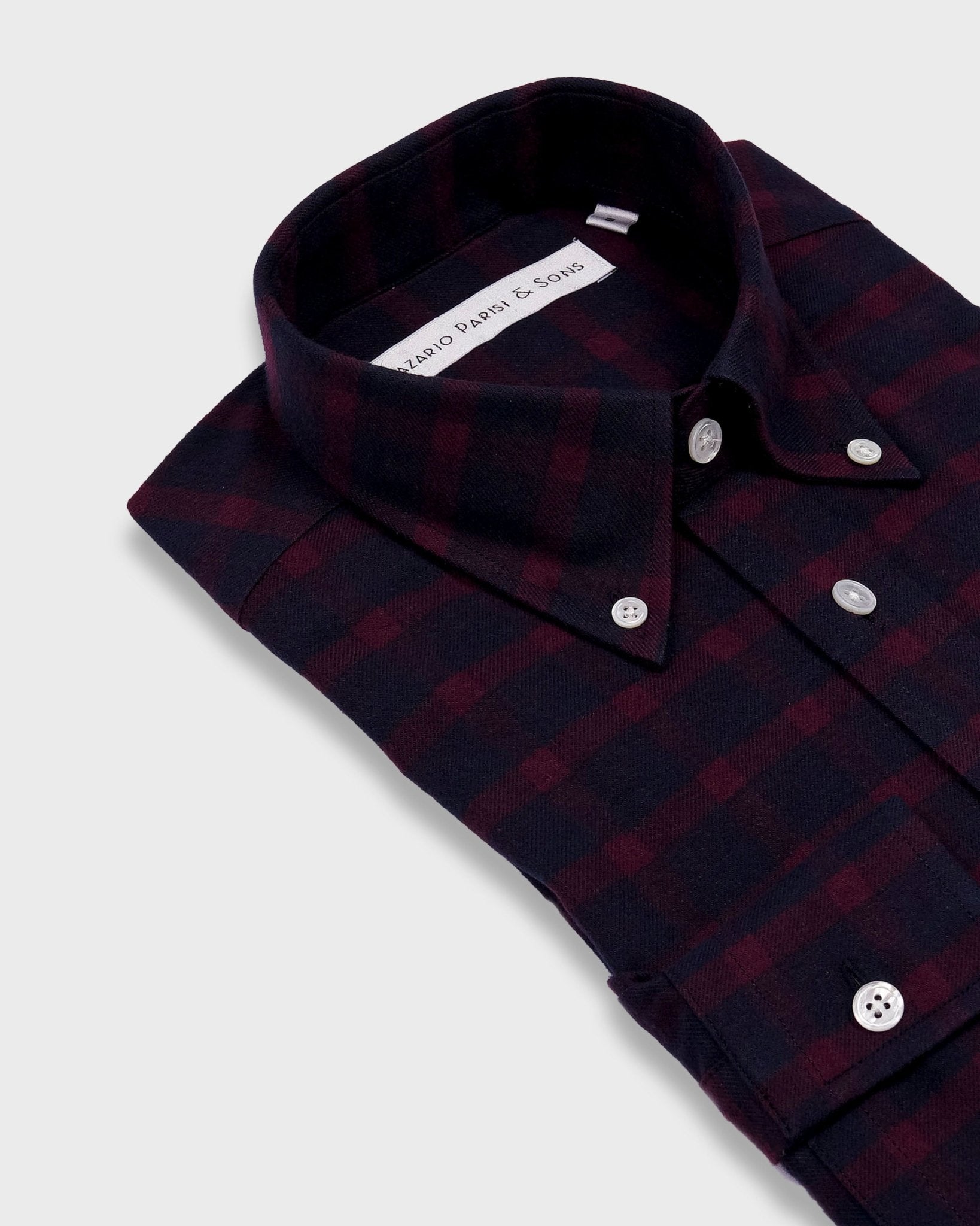 Melbourne Red Check Flannel Shirt - Nazario Parisi & Sons