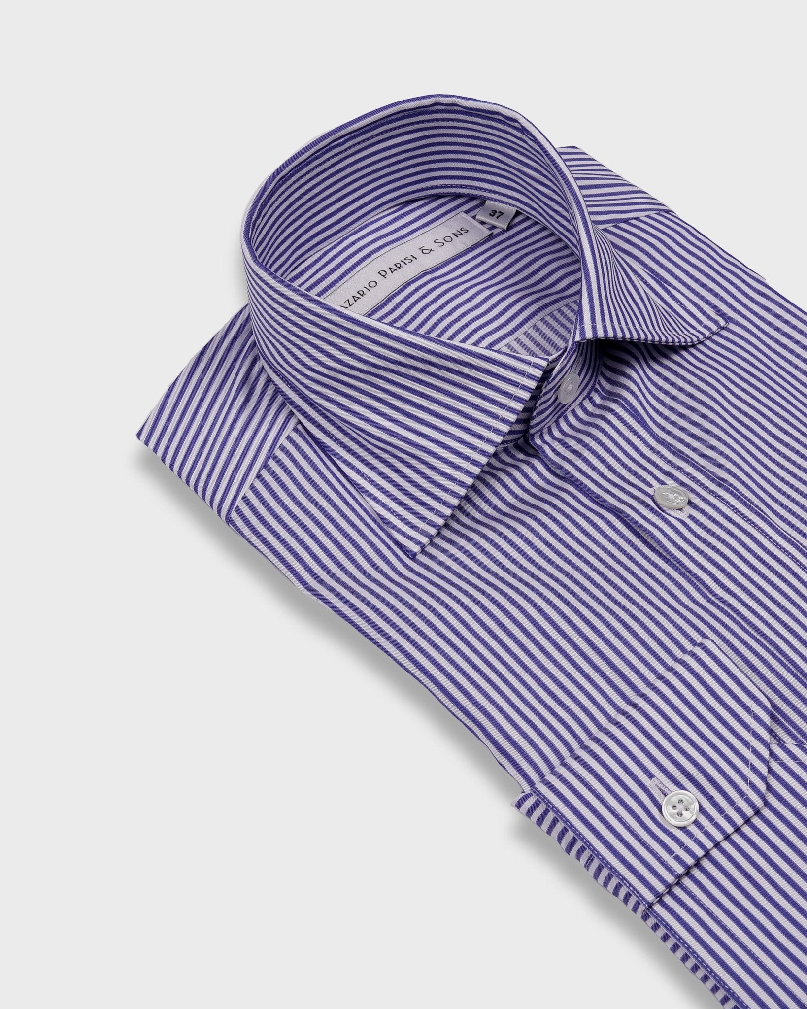 Milano Navy Stripe Shirt - Nazario Parisi & Sons