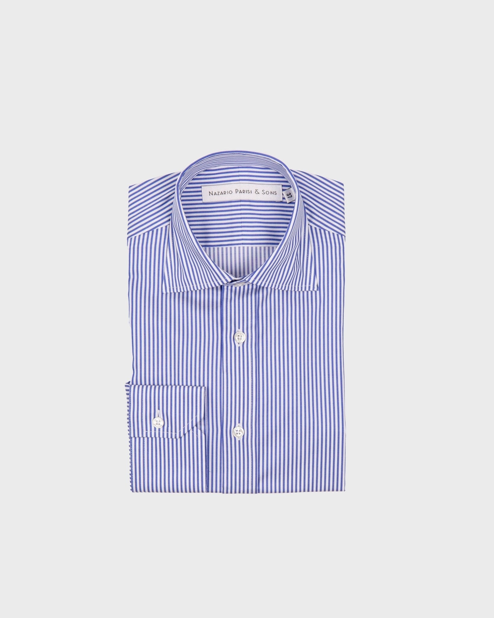 Milano Navy Stripe Shirt - Nazario Parisi & Sons