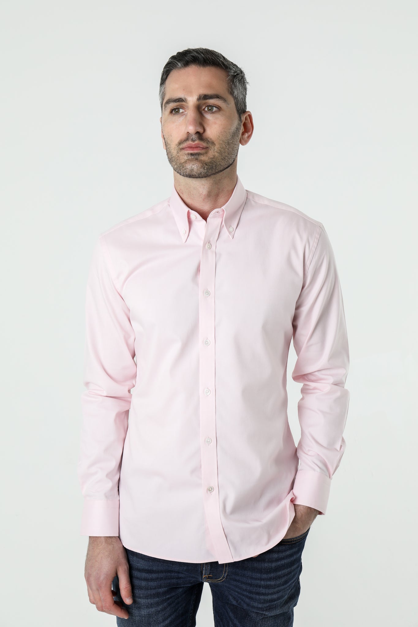 Monaco Pink Button Down Shirt - Nazario Parisi & Sons