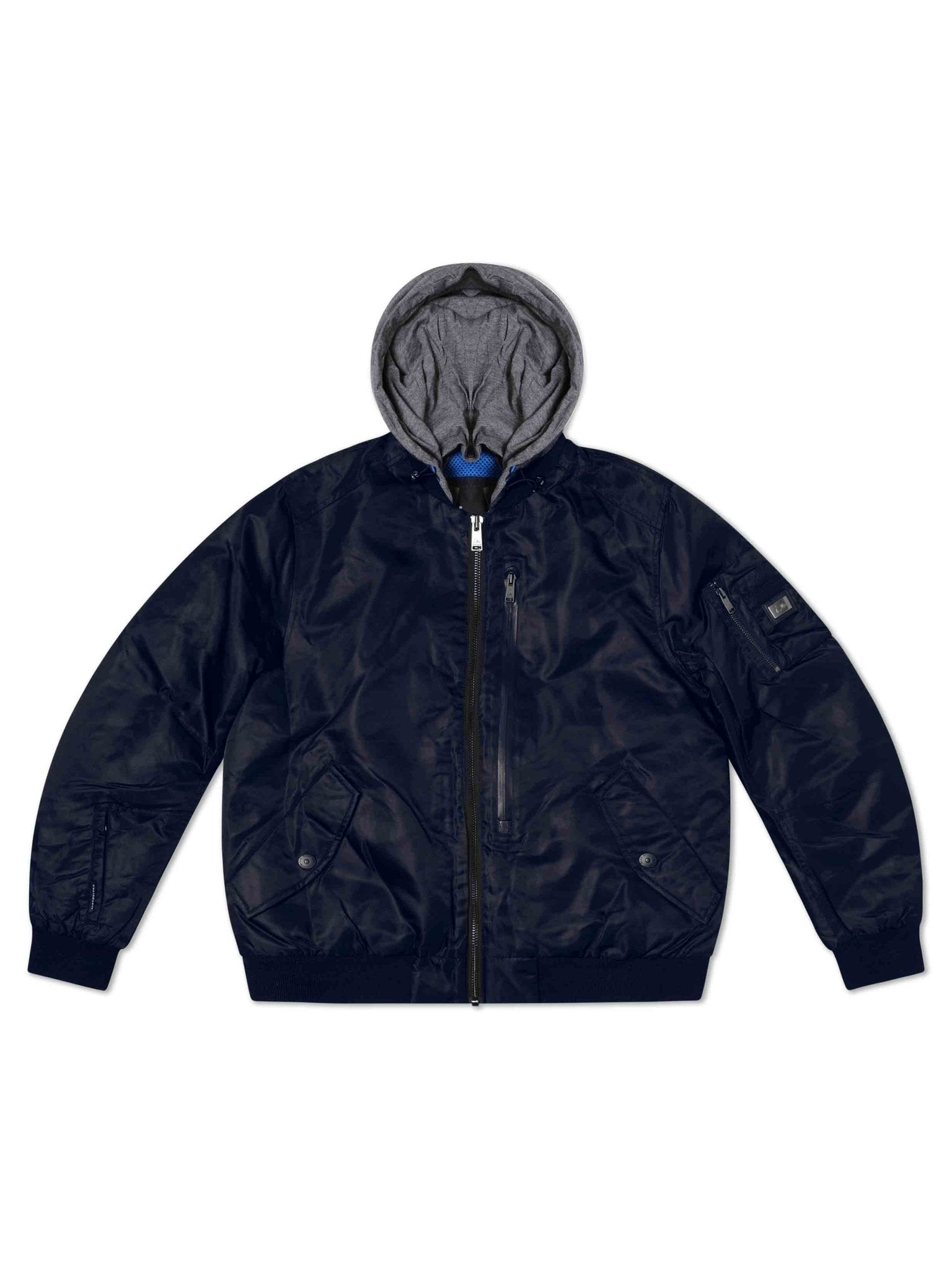 Navy Bomber Jacket - Nazario Parisi & Sons