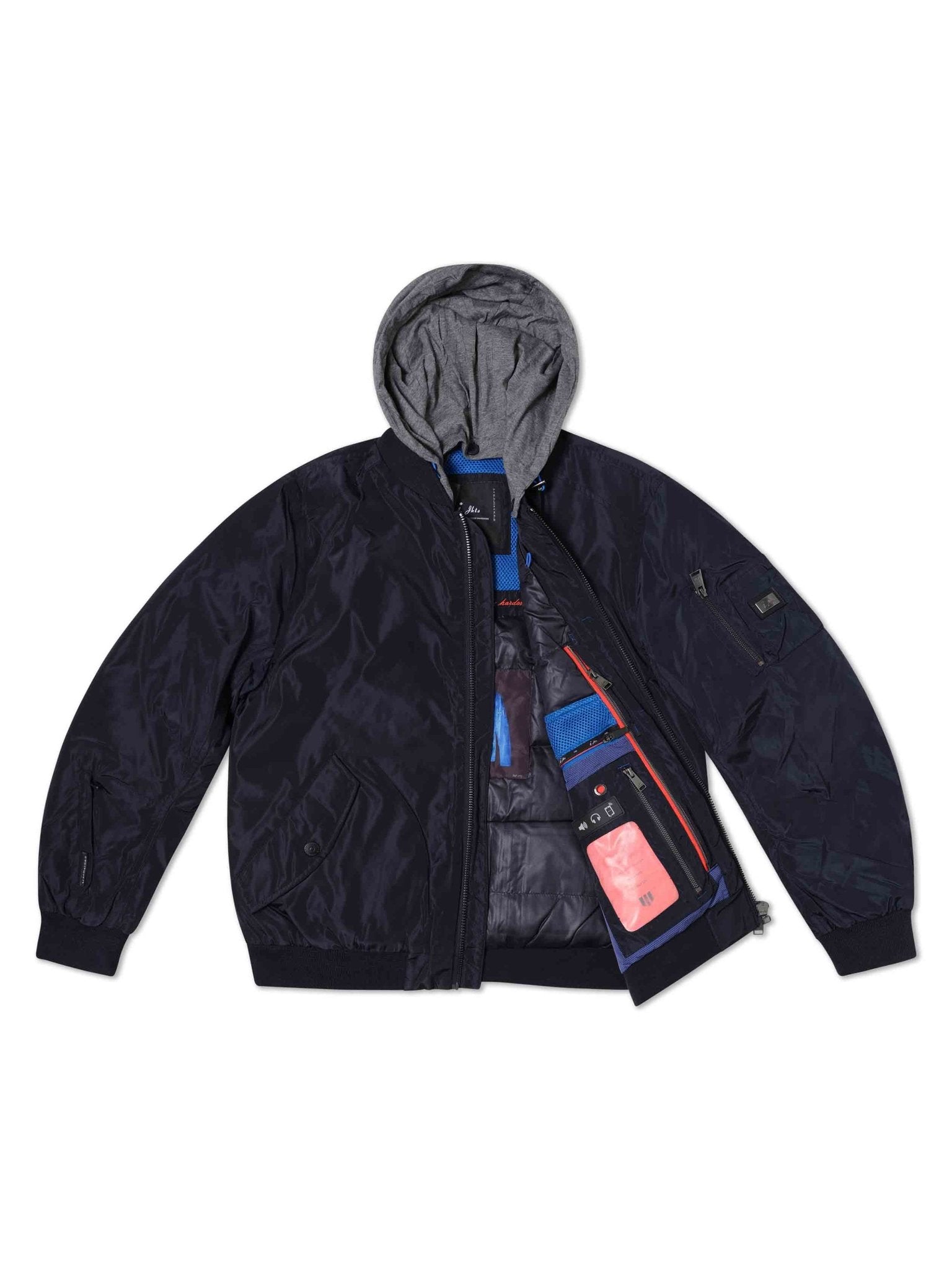 Navy Bomber Jacket - Nazario Parisi & Sons