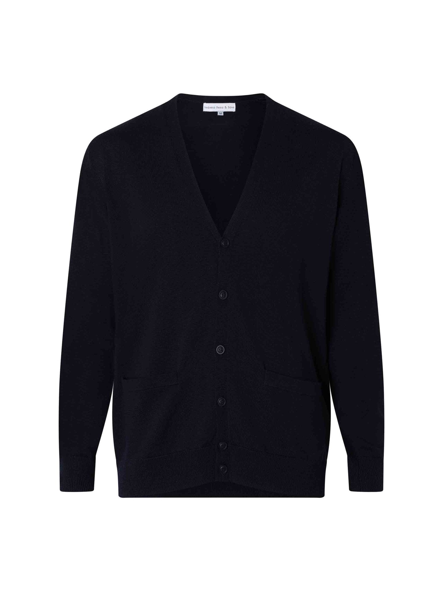 Navy Cardigan Knit - Nazario Parisi & Sons