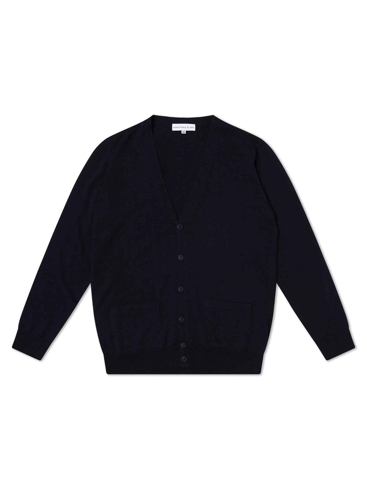 Navy Cardigan Knit - Nazario Parisi & Sons