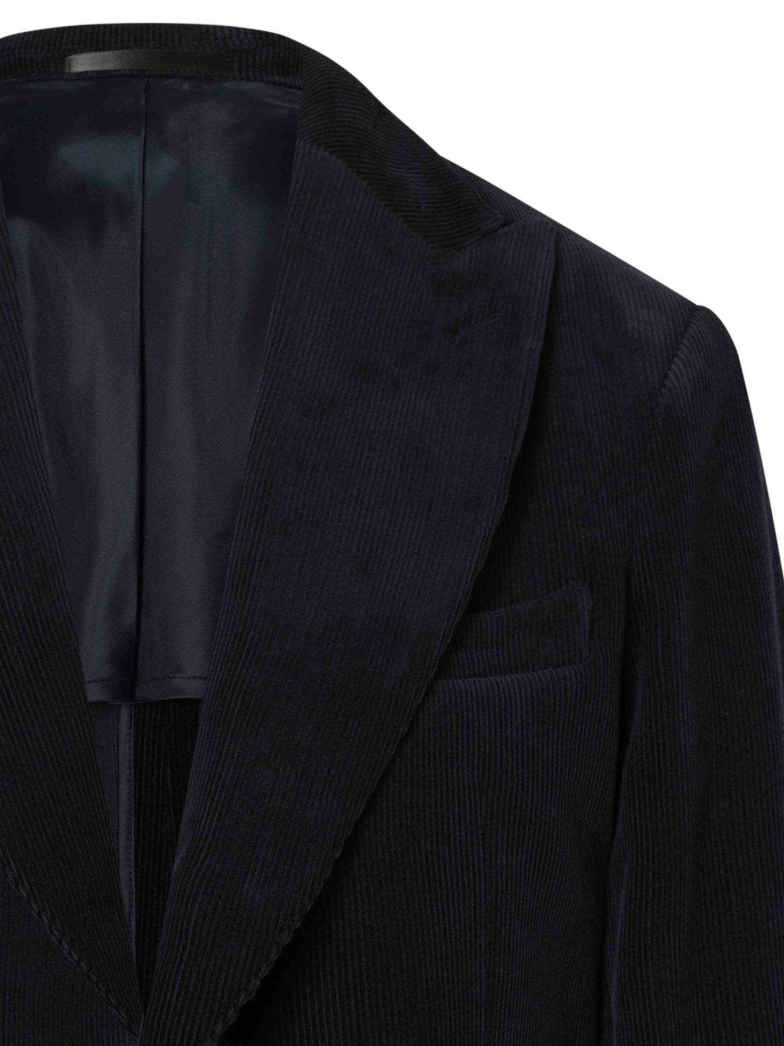 Navy Cord Blazer - Nazario Parisi & Sons