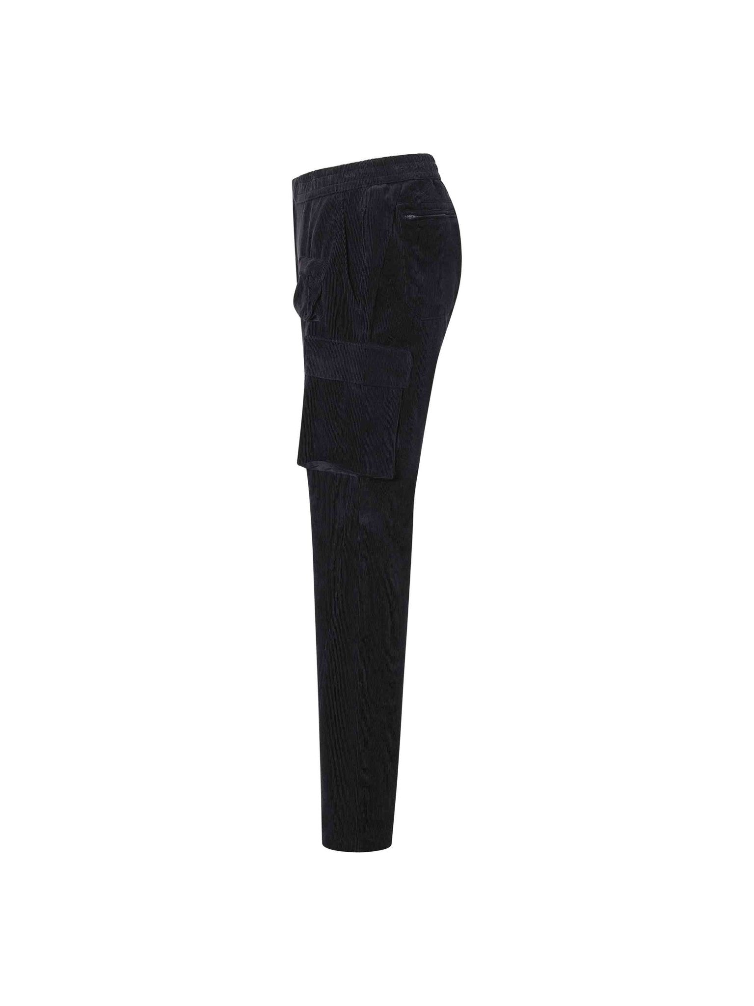 Navy Cord Cargo Pant - Nazario Parisi & Sons