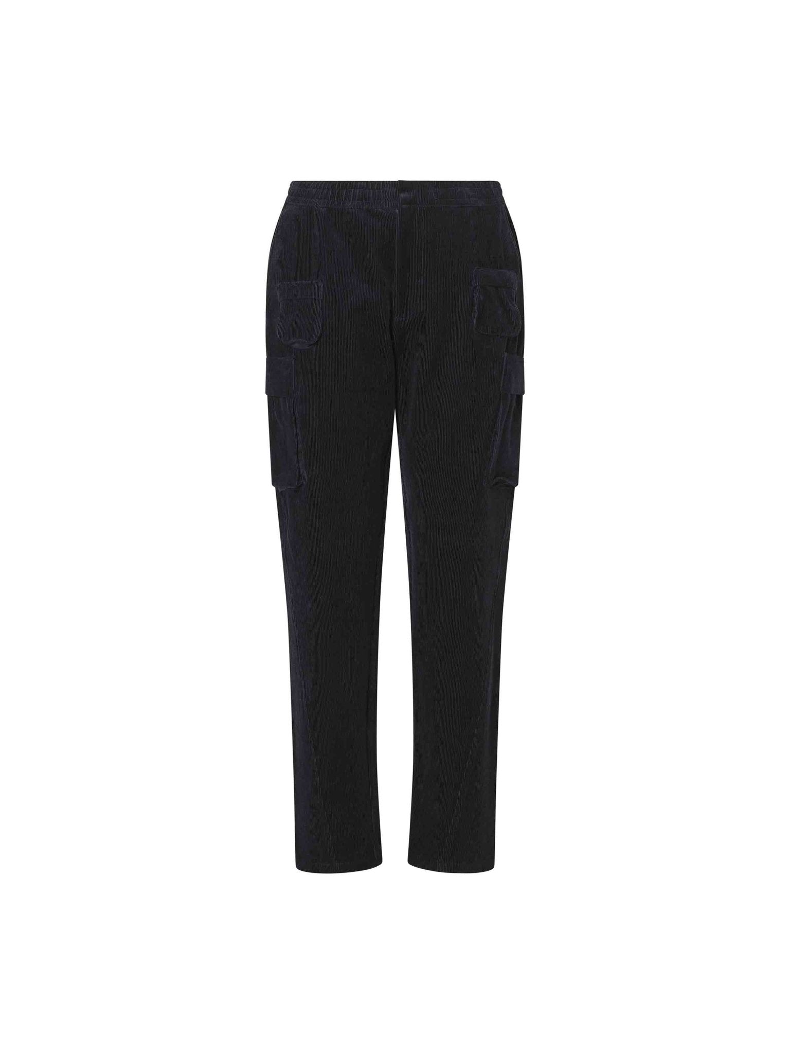 Navy Cord Cargo Pant - Nazario Parisi & Sons