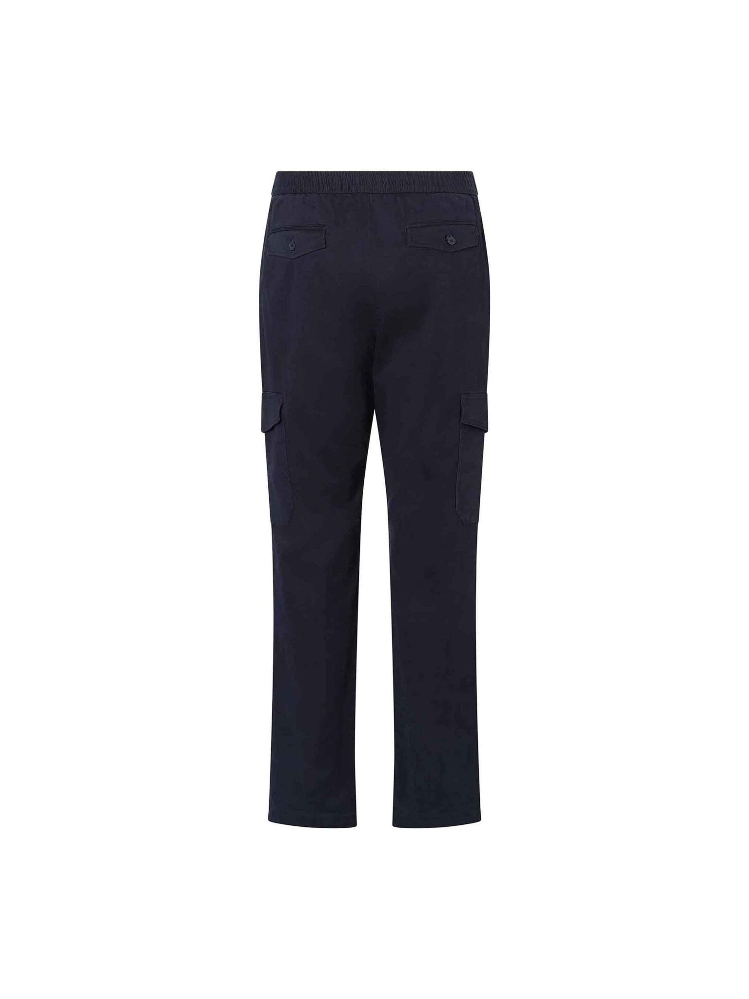 Navy Cotton Cargo Jogger Pant - Nazario Parisi & Sons