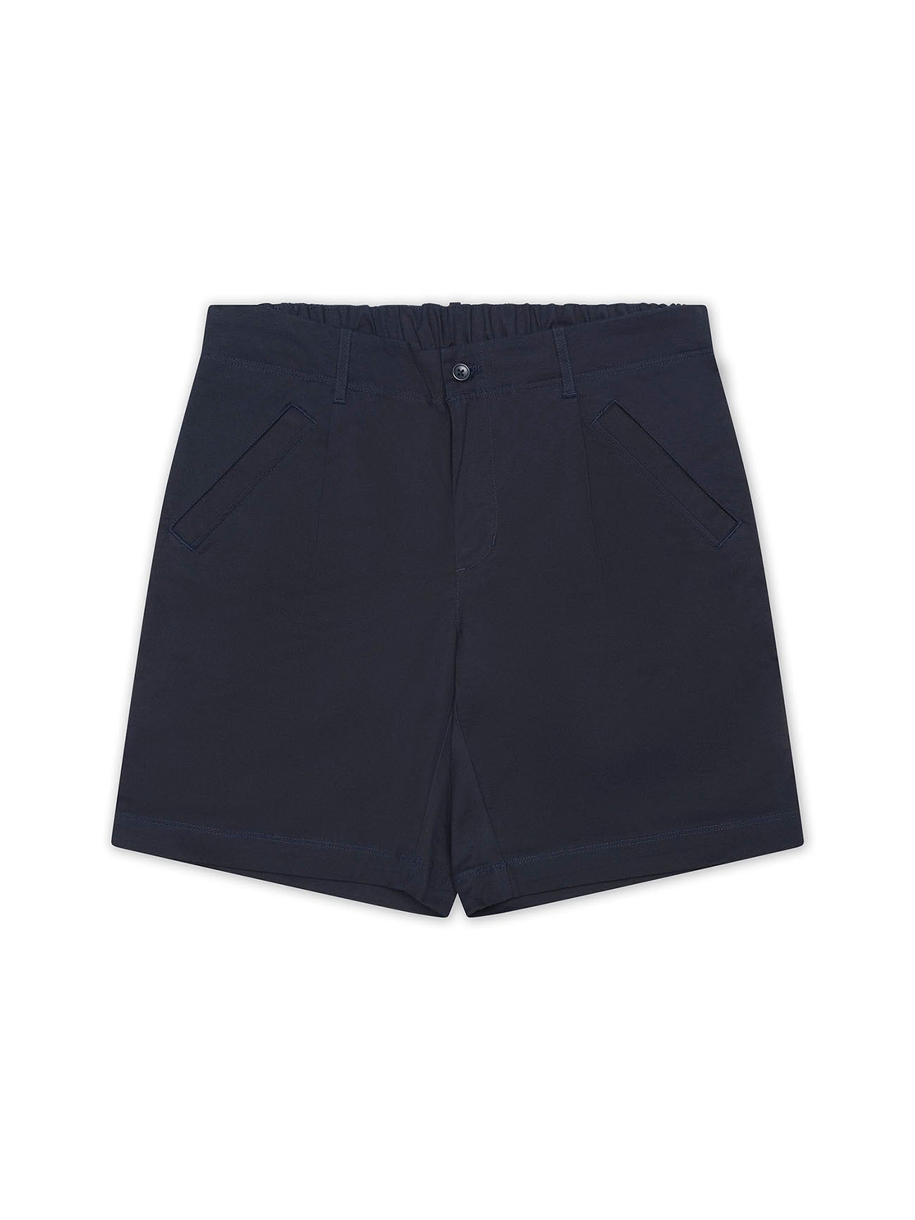 Navy Cotton Puglia Short - Nazario Parisi & Sons