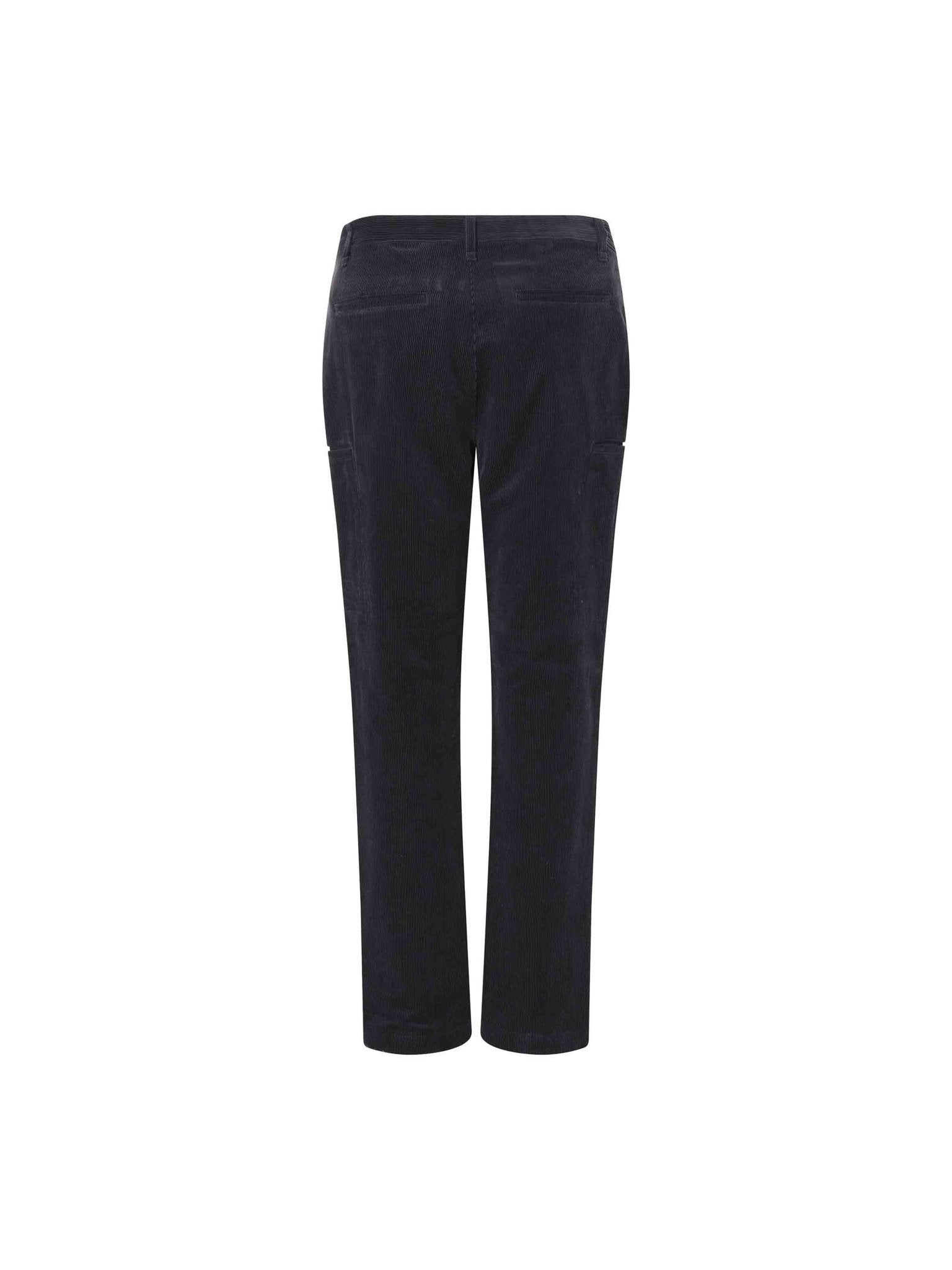 Navy Zip Cord Pant - Nazario Parisi & Sons