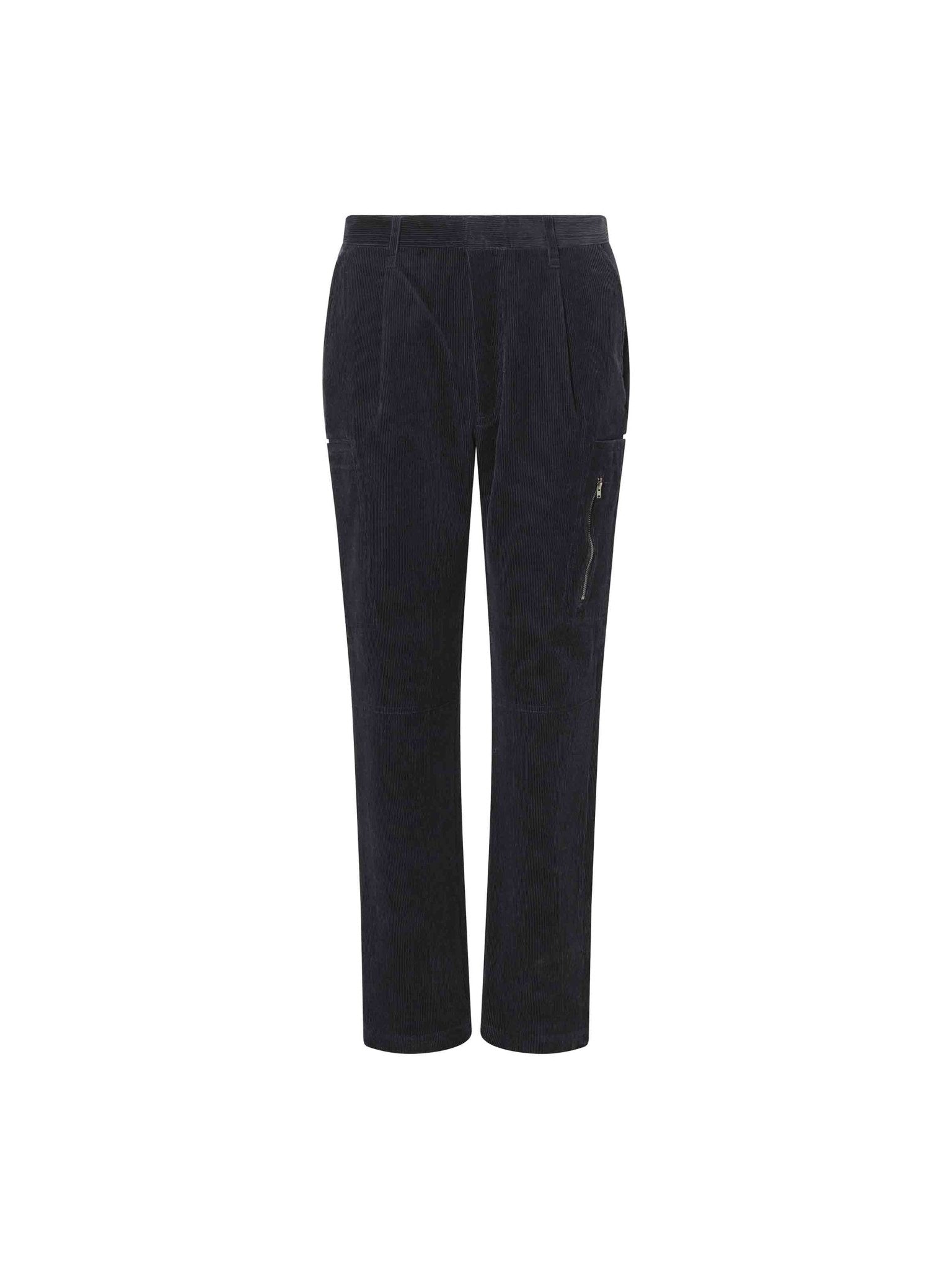 Navy Zip Cord Pant - Nazario Parisi & Sons