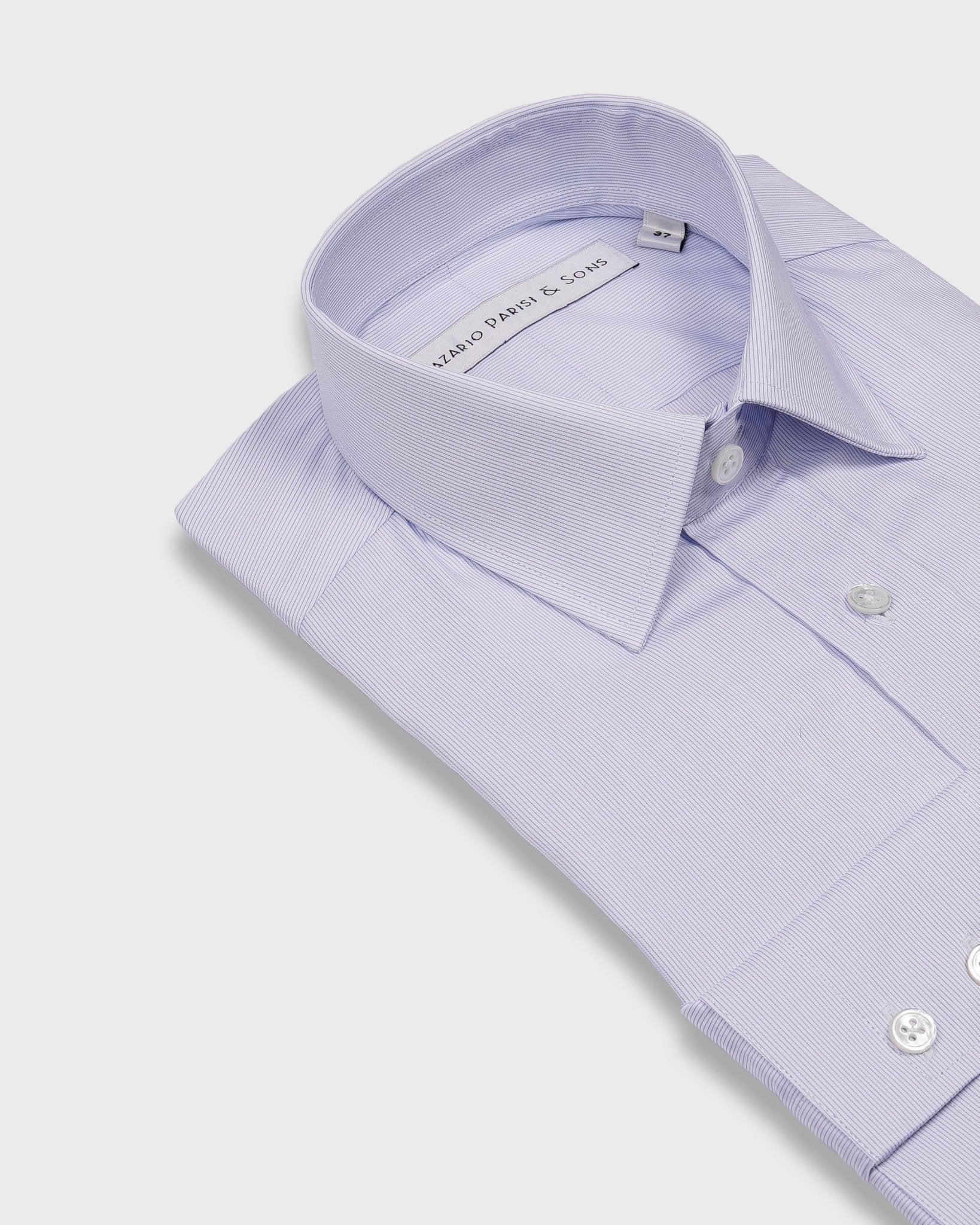 New York Blue Fine Stripe Shirt - Nazario Parisi & Sons