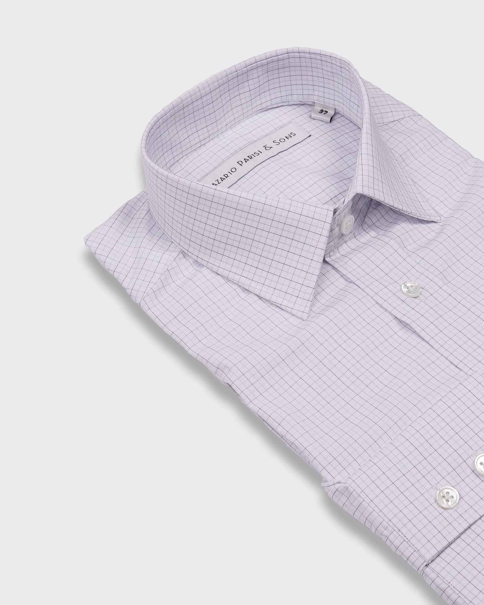 New York Grey Check Shirt - Nazario Parisi & Sons