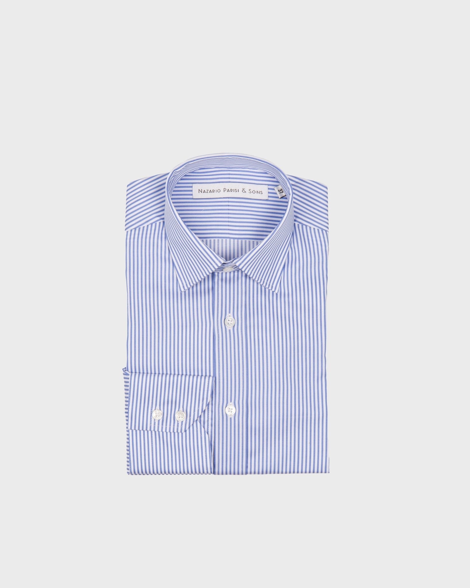 New York Navy Stripe Shirt - Nazario Parisi & Sons