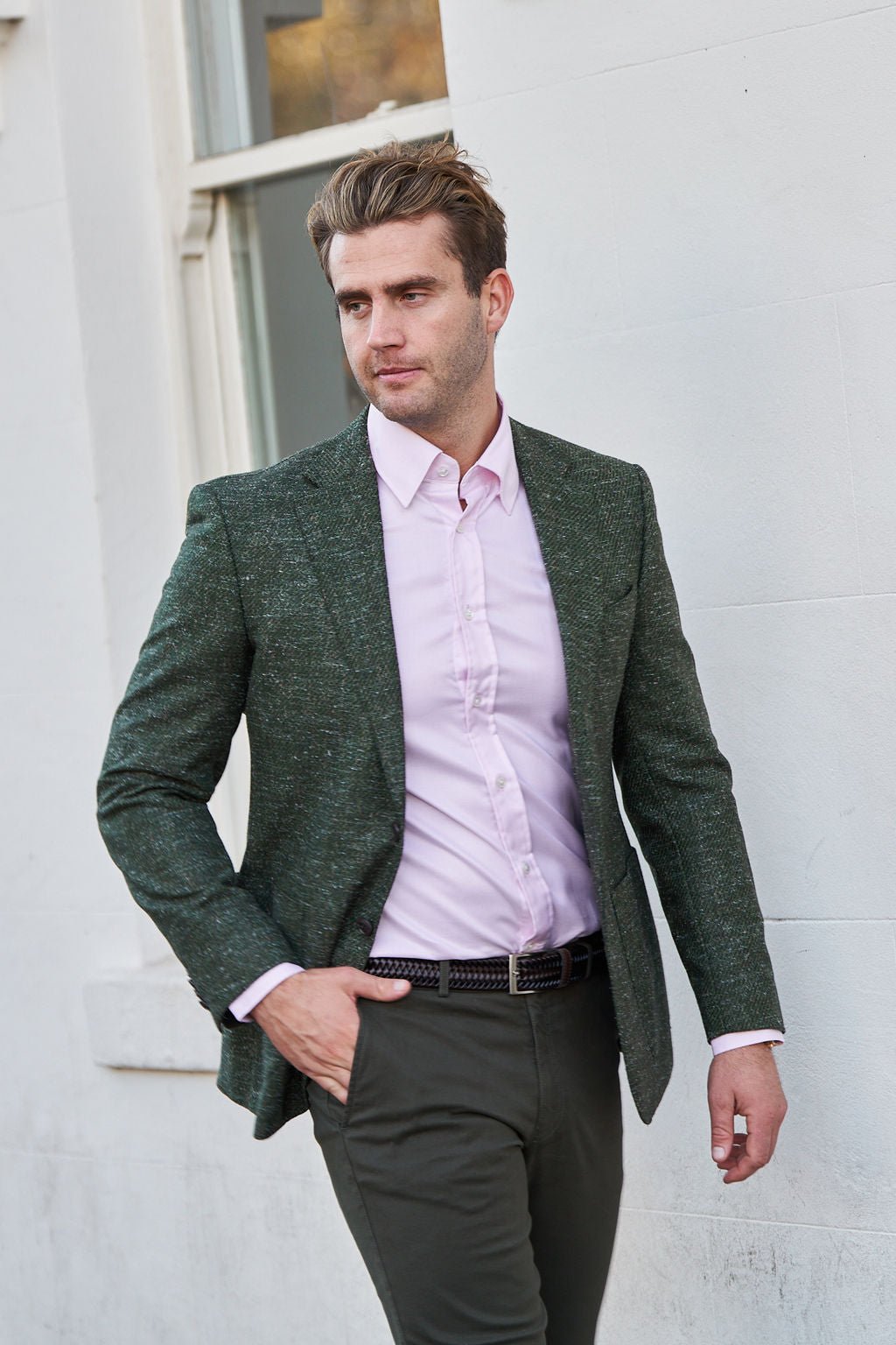 Olive Villani Blazer - Nazario Parisi & Sons