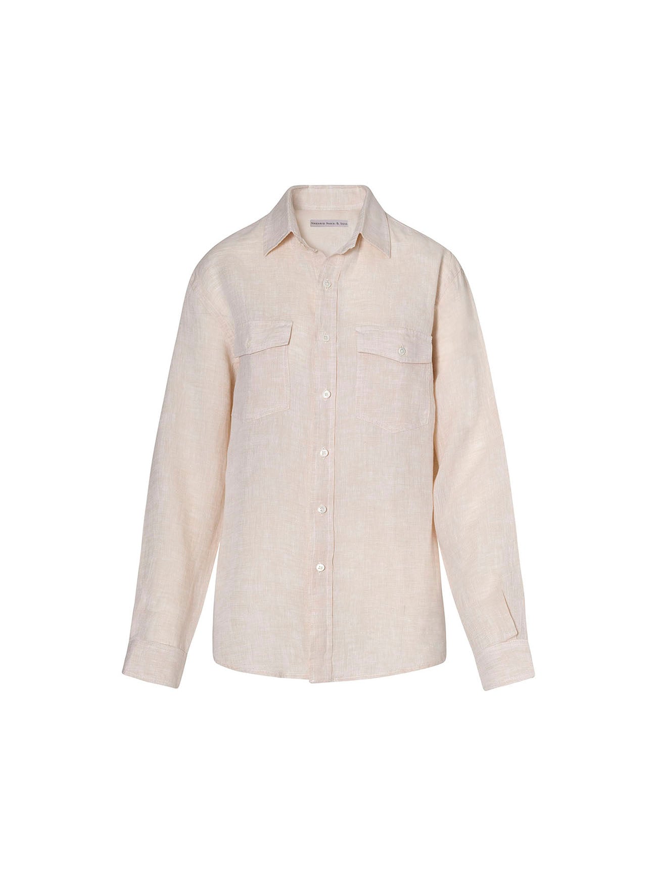 Portofino Sand Linen Shirt - Nazario Parisi & Sons