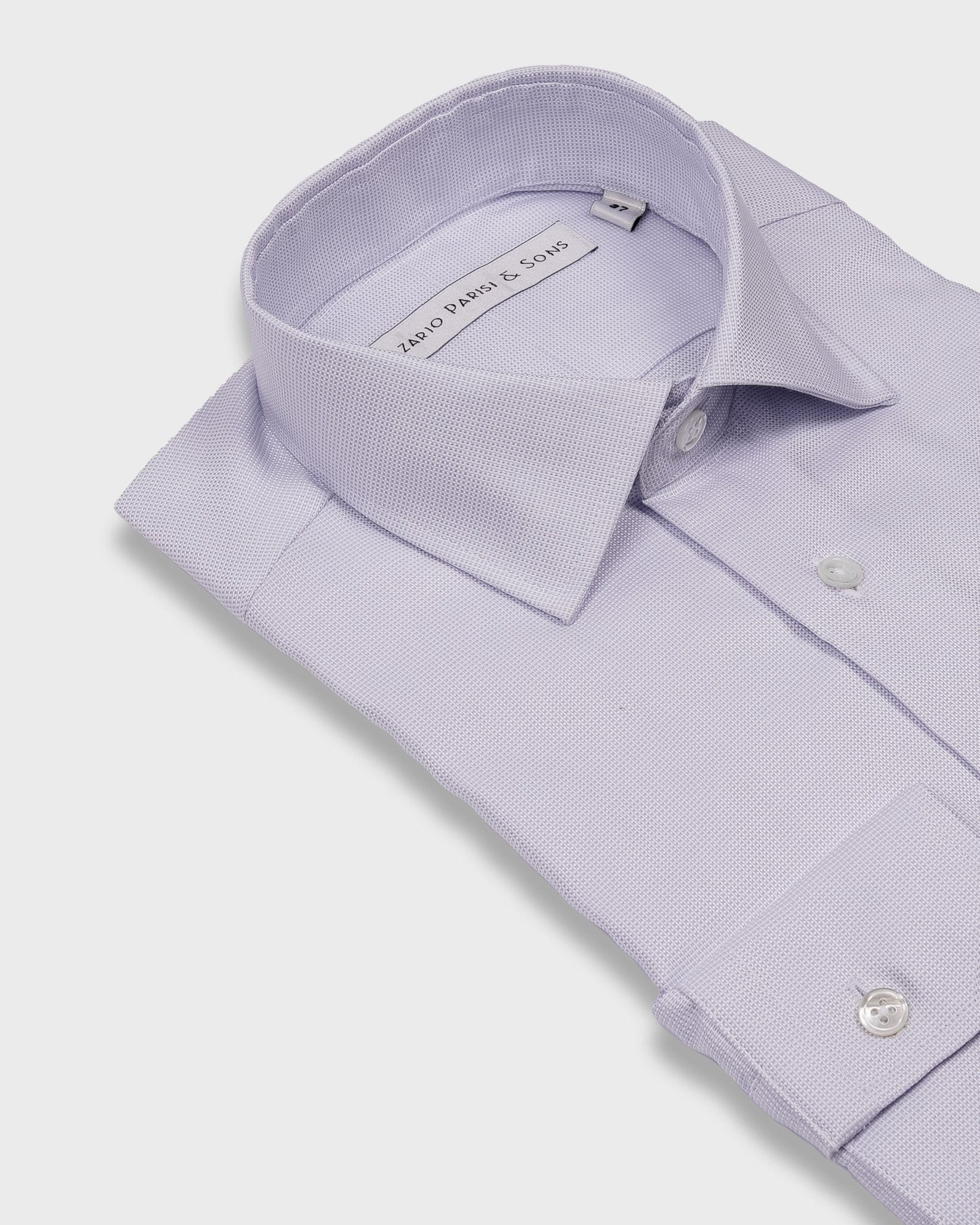 Roma Light Blue Dobby Shirt - Nazario Parisi & Sons