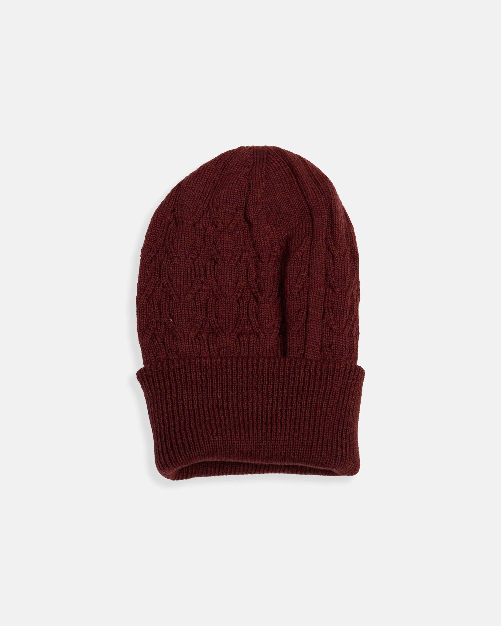 Rust Cable Beanie - Nazario Parisi & Sons