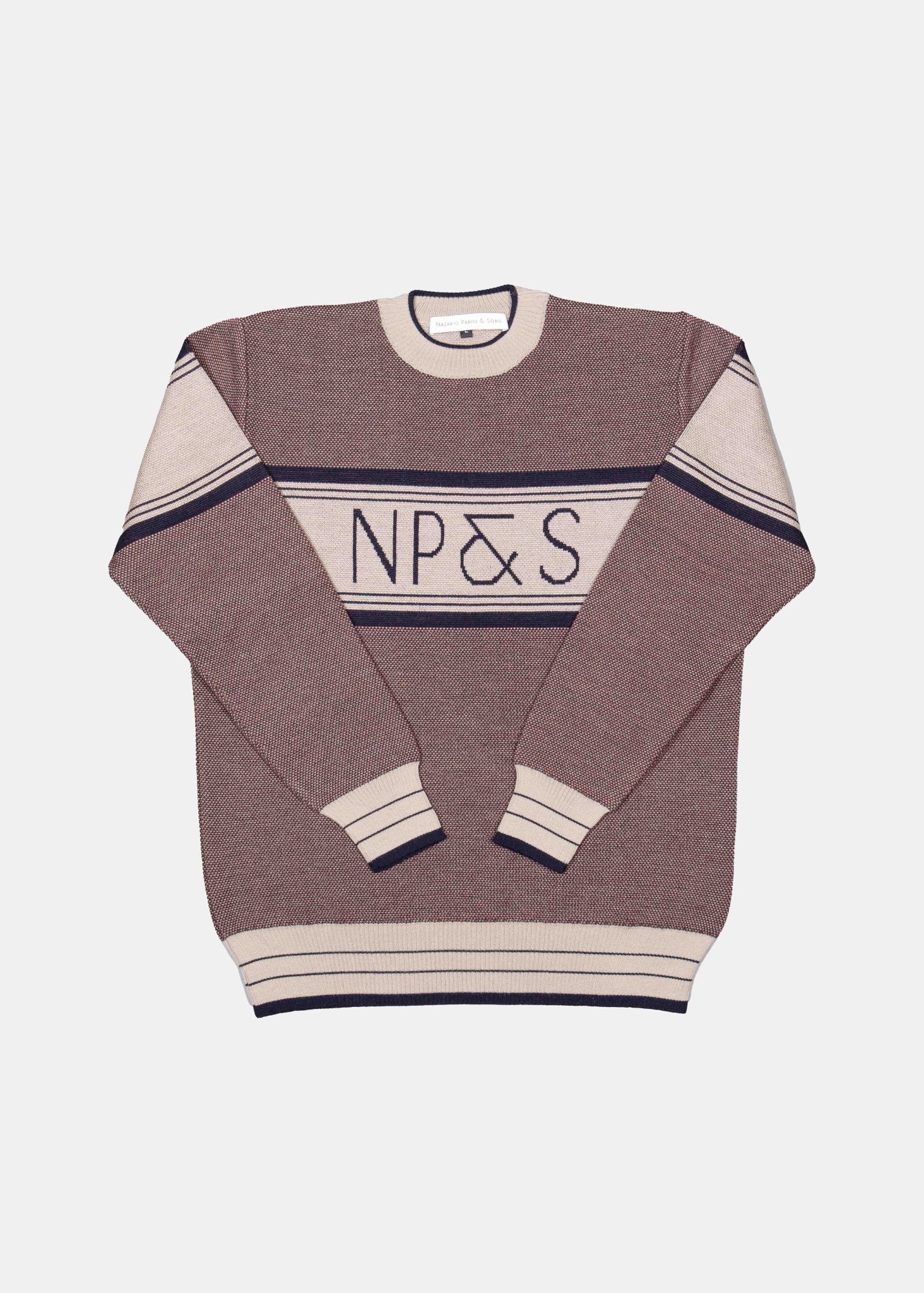 Rust NP&S Jacquard Knit - Nazario Parisi & Sons