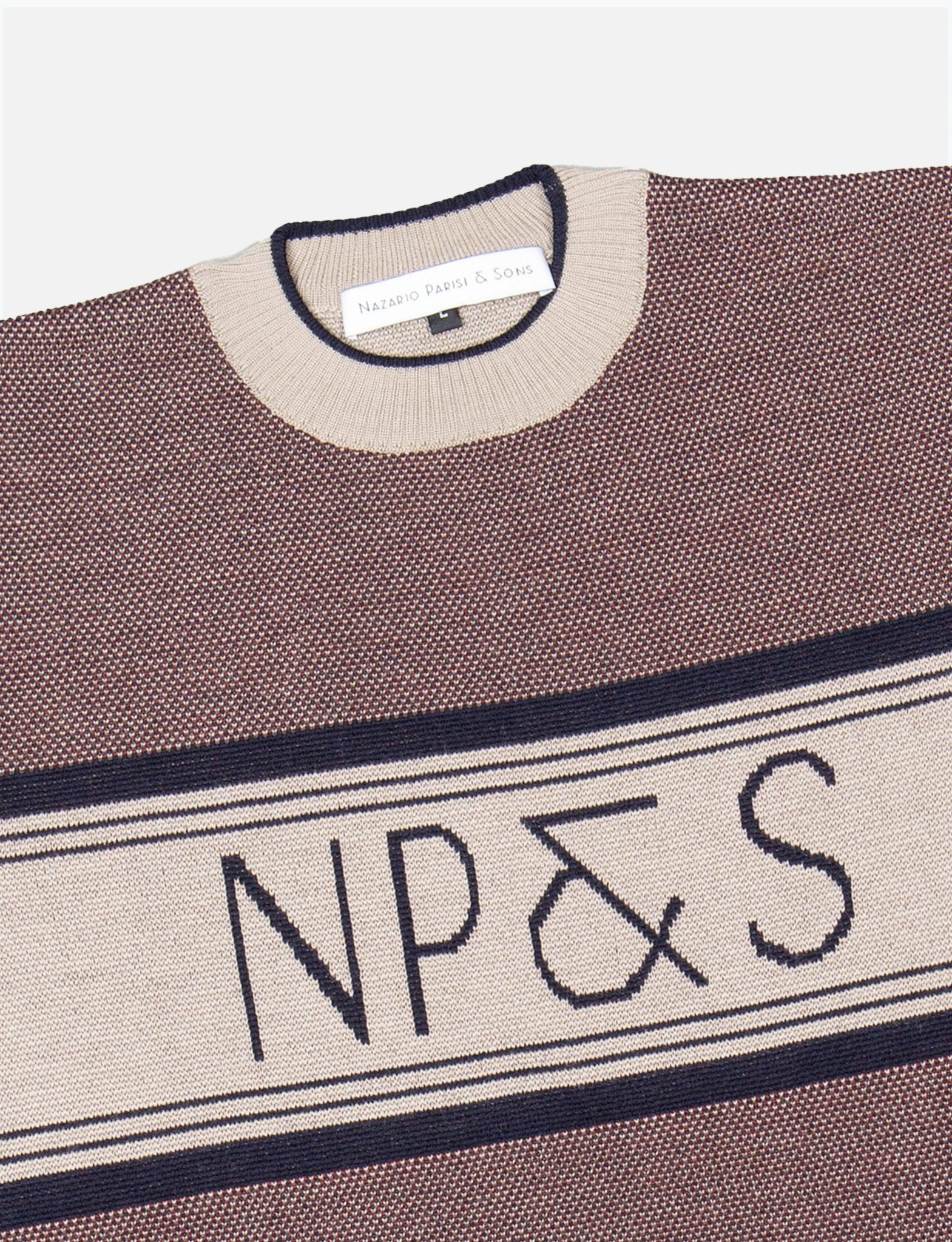 Rust NP&S Jacquard Knit - Nazario Parisi & Sons