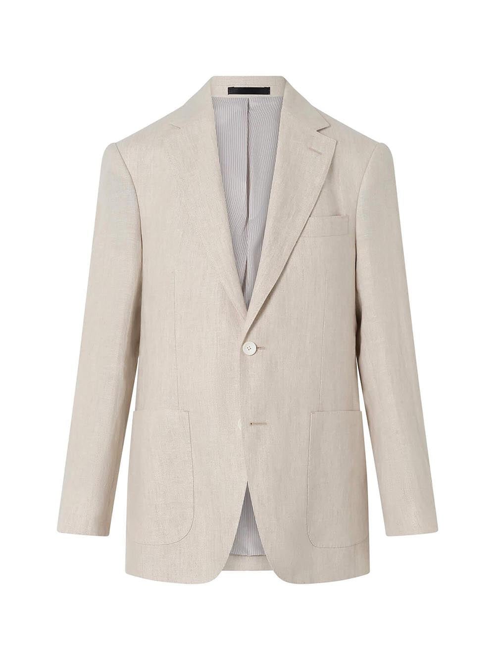 Sand Linen Villani Blazer - Nazario Parisi & Sons