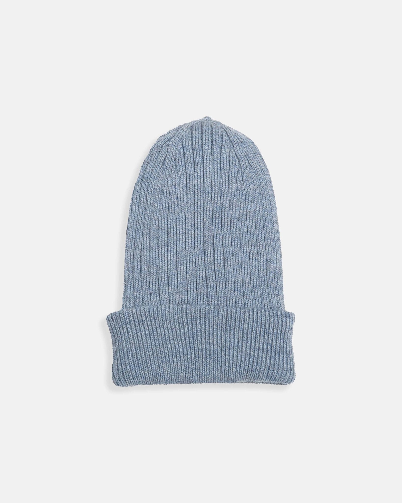 Sky Blue Ribbed Beanie - Nazario Parisi & Sons