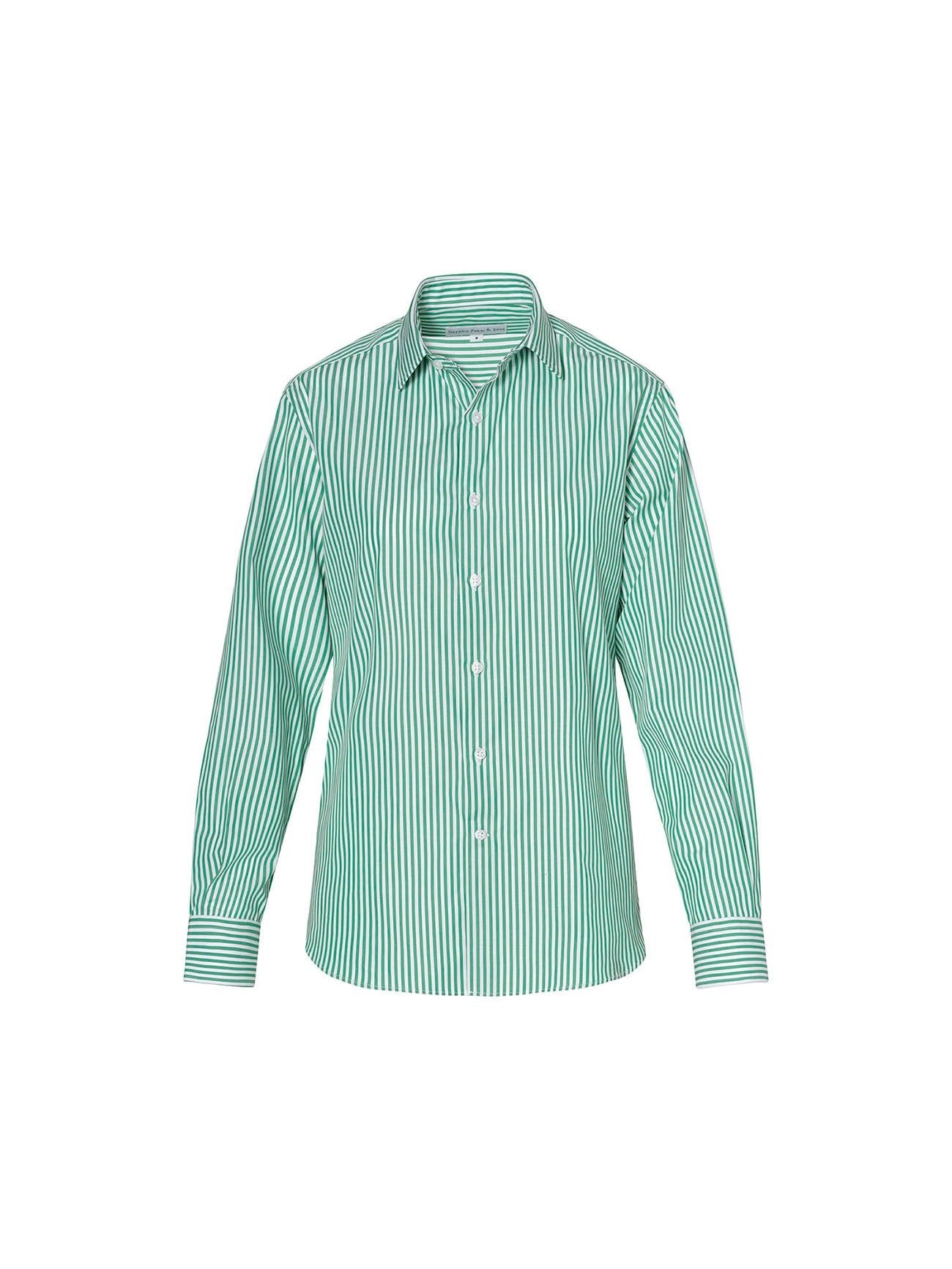 Sorrento Green Stripe Shirt - Nazario Parisi & Sons