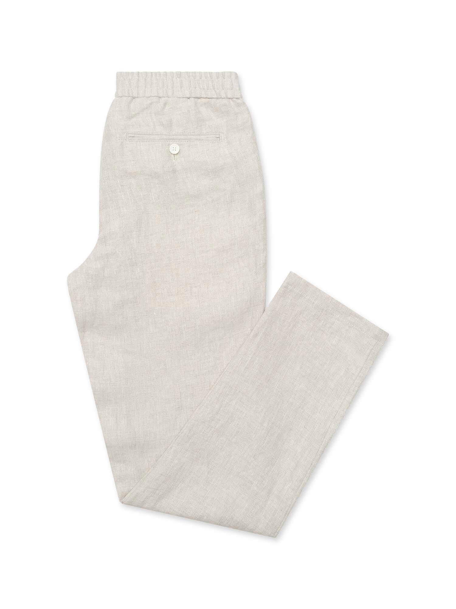 Stone Linen Jogger Pant - Nazario Parisi & Sons