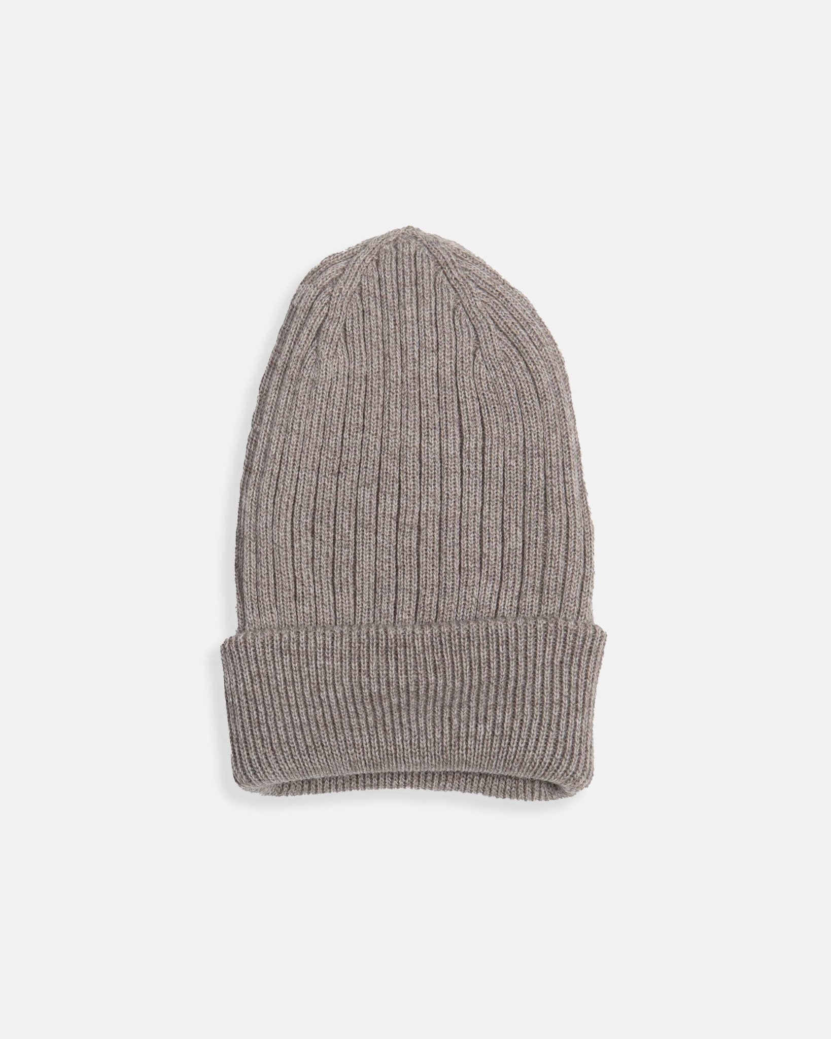 Stone Ribbed Beanie - Nazario Parisi & Sons