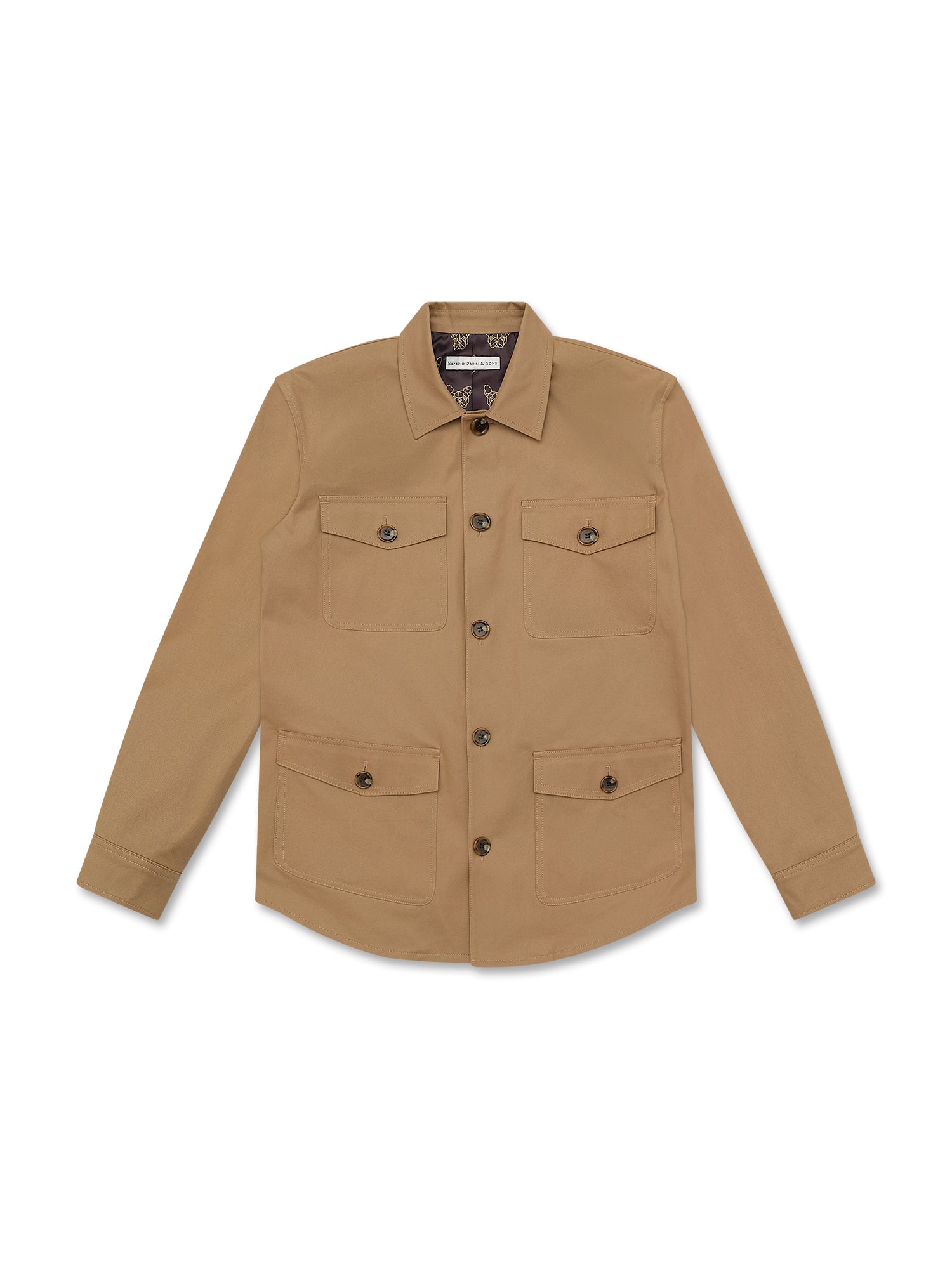 Taupe Aligato Field Jacket - Nazario Parisi & Sons