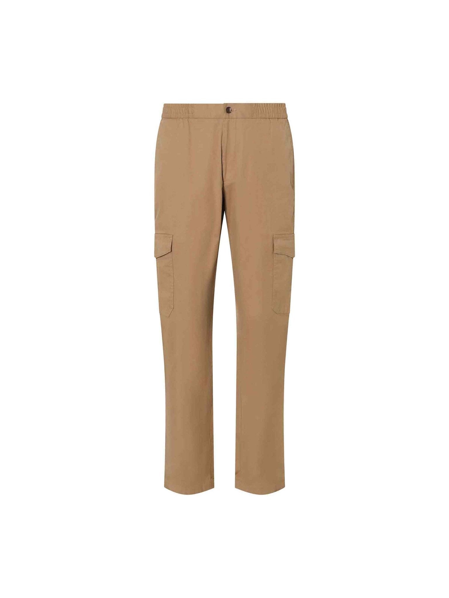 Taupe Cotton Cargo Jogger Pant - Nazario Parisi & Sons