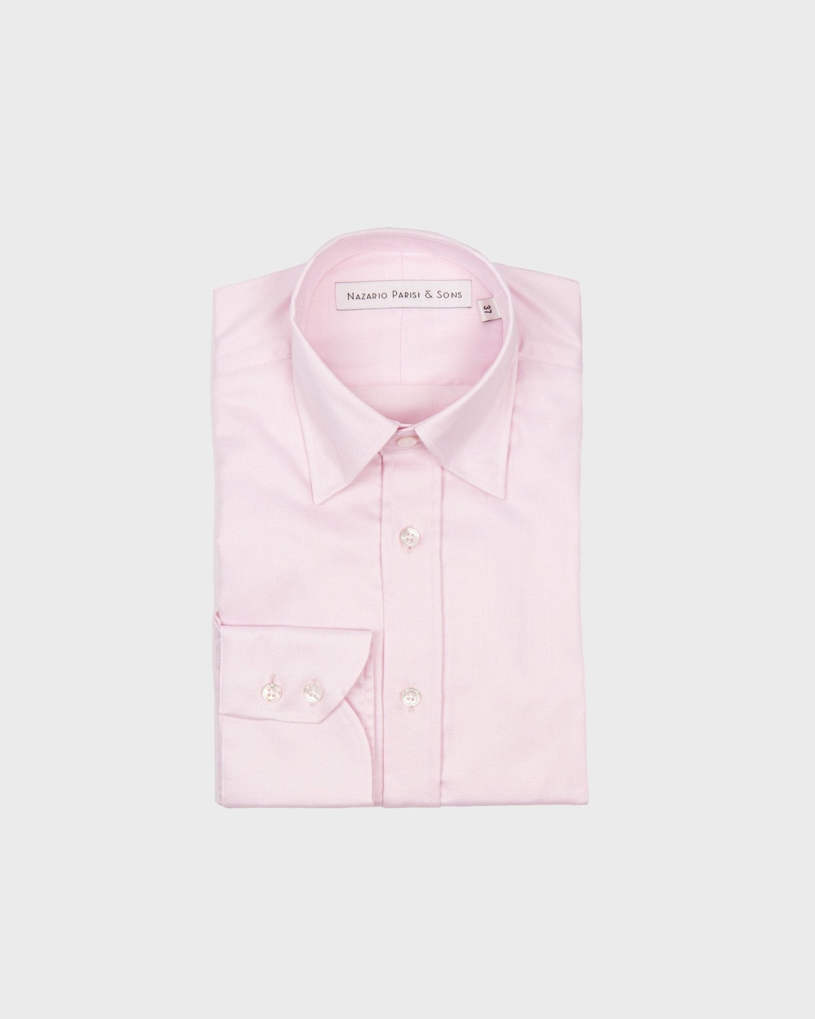 Tokyo Pink Hidden Button Shirt - Nazario Parisi & Sons