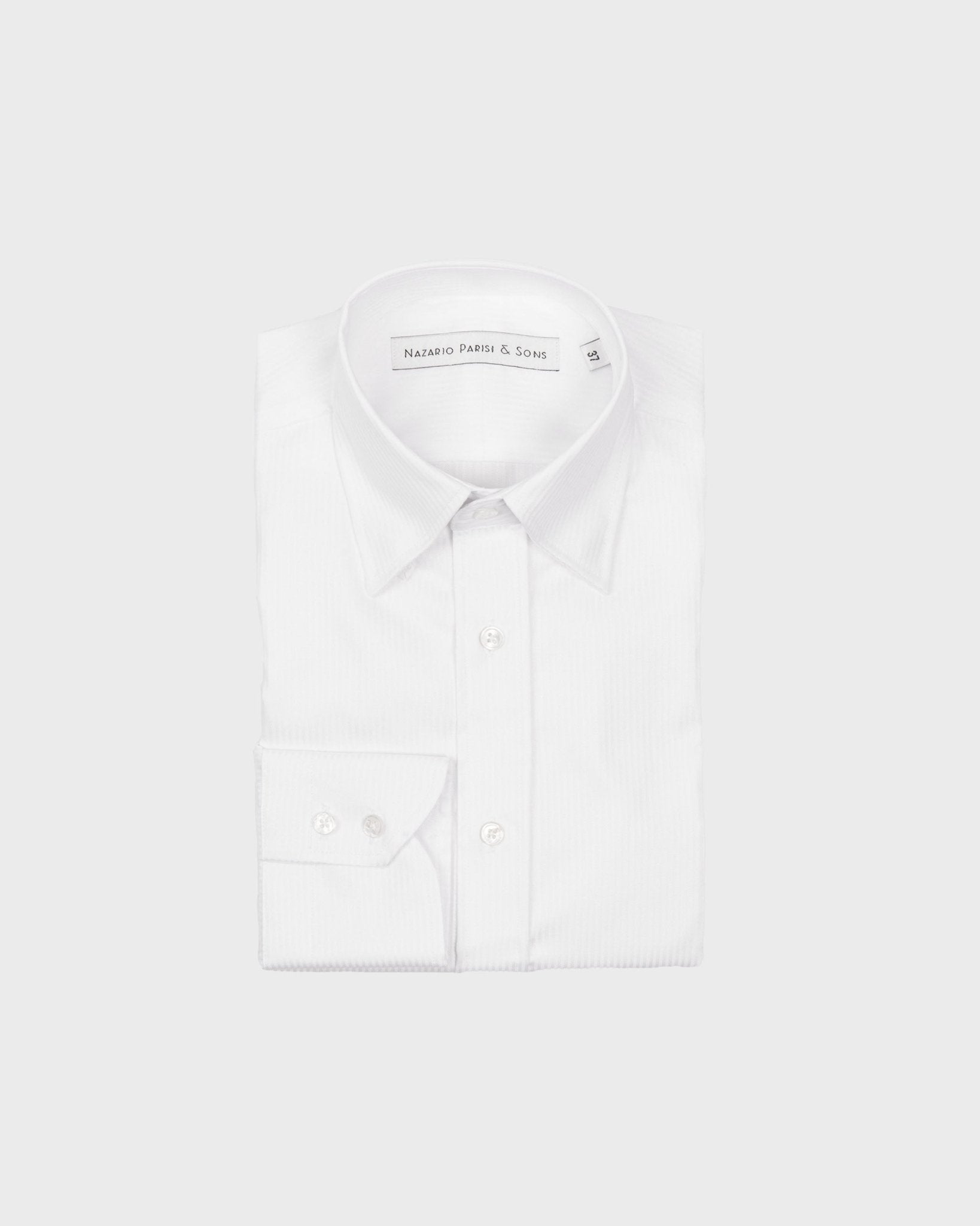 Tokyo White Dinner Hidden Button Shirt - Nazario Parisi & Sons