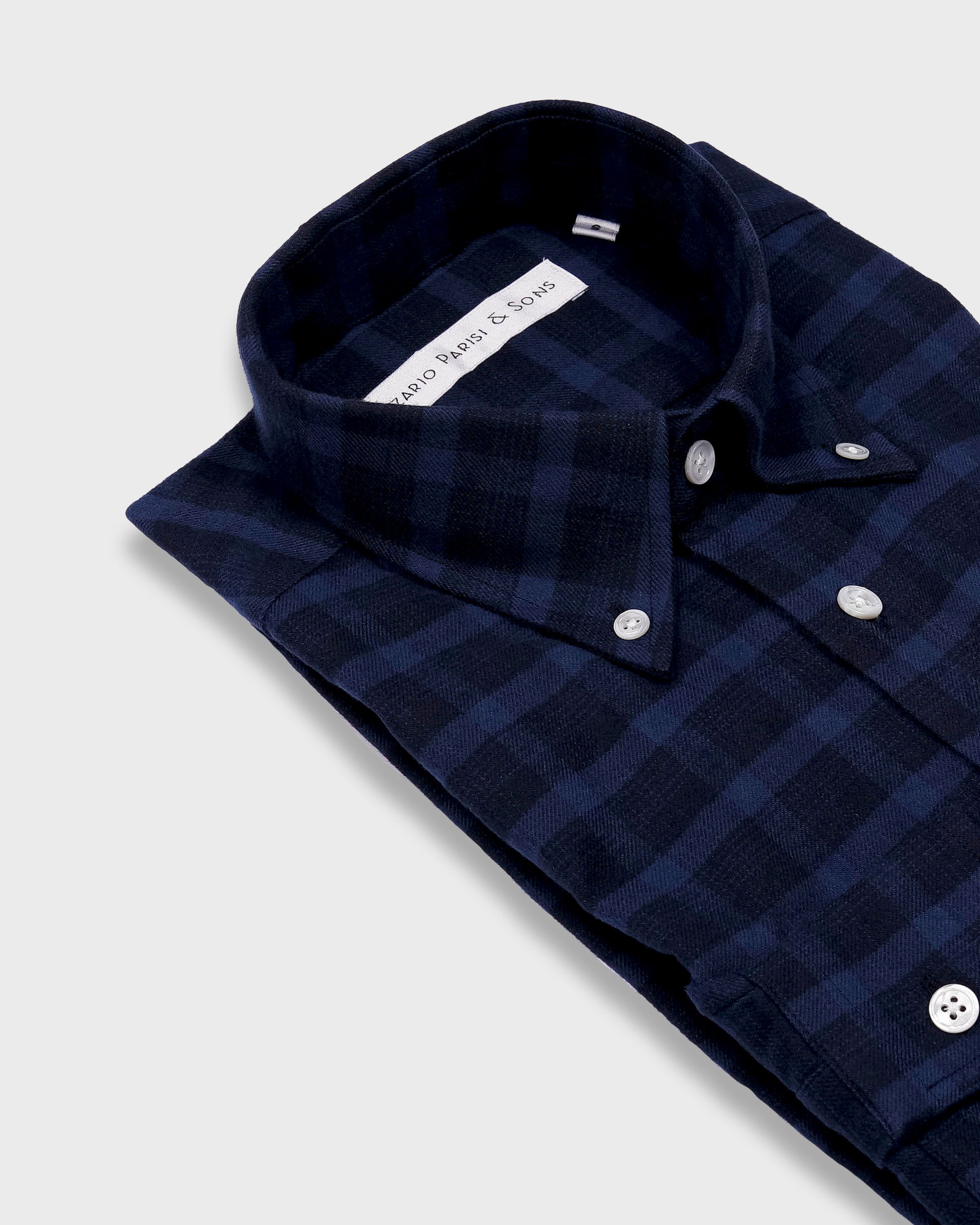 Melbourne Blue Check Flannel Shirt