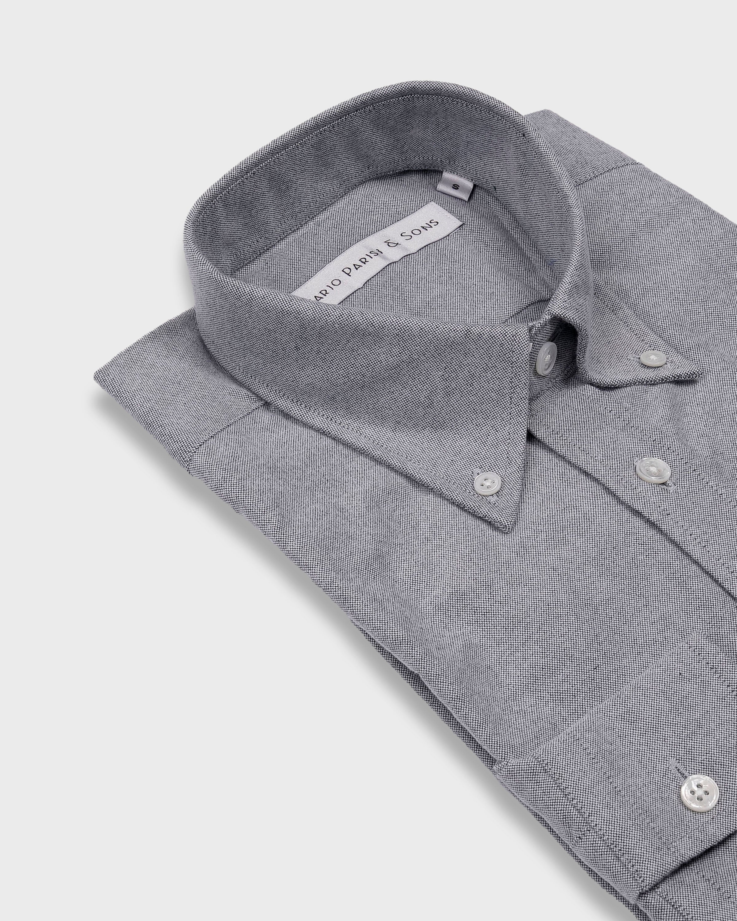 Melbourne Grey Flannel Shirt