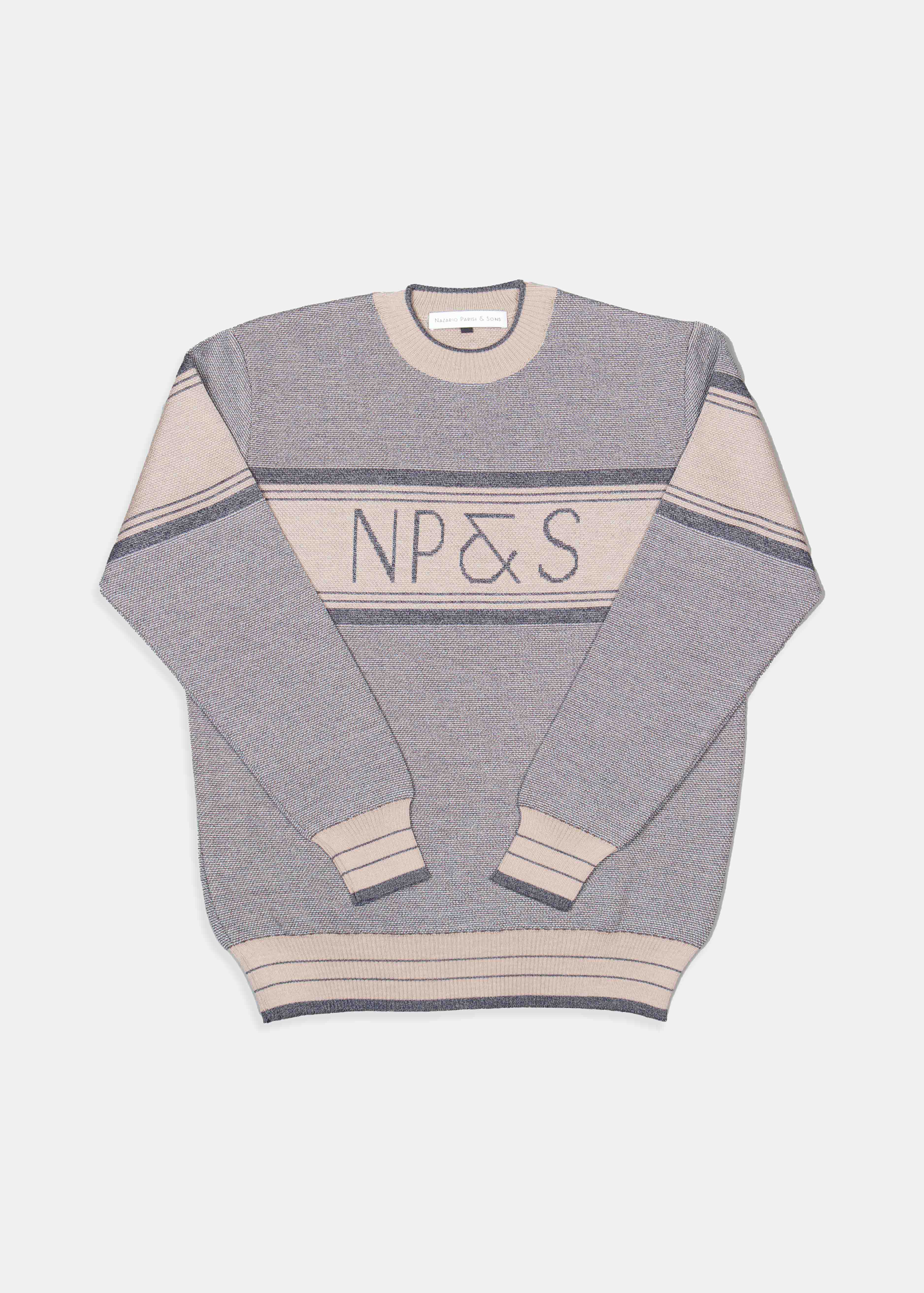 Grey NP&S Jacquard Knit